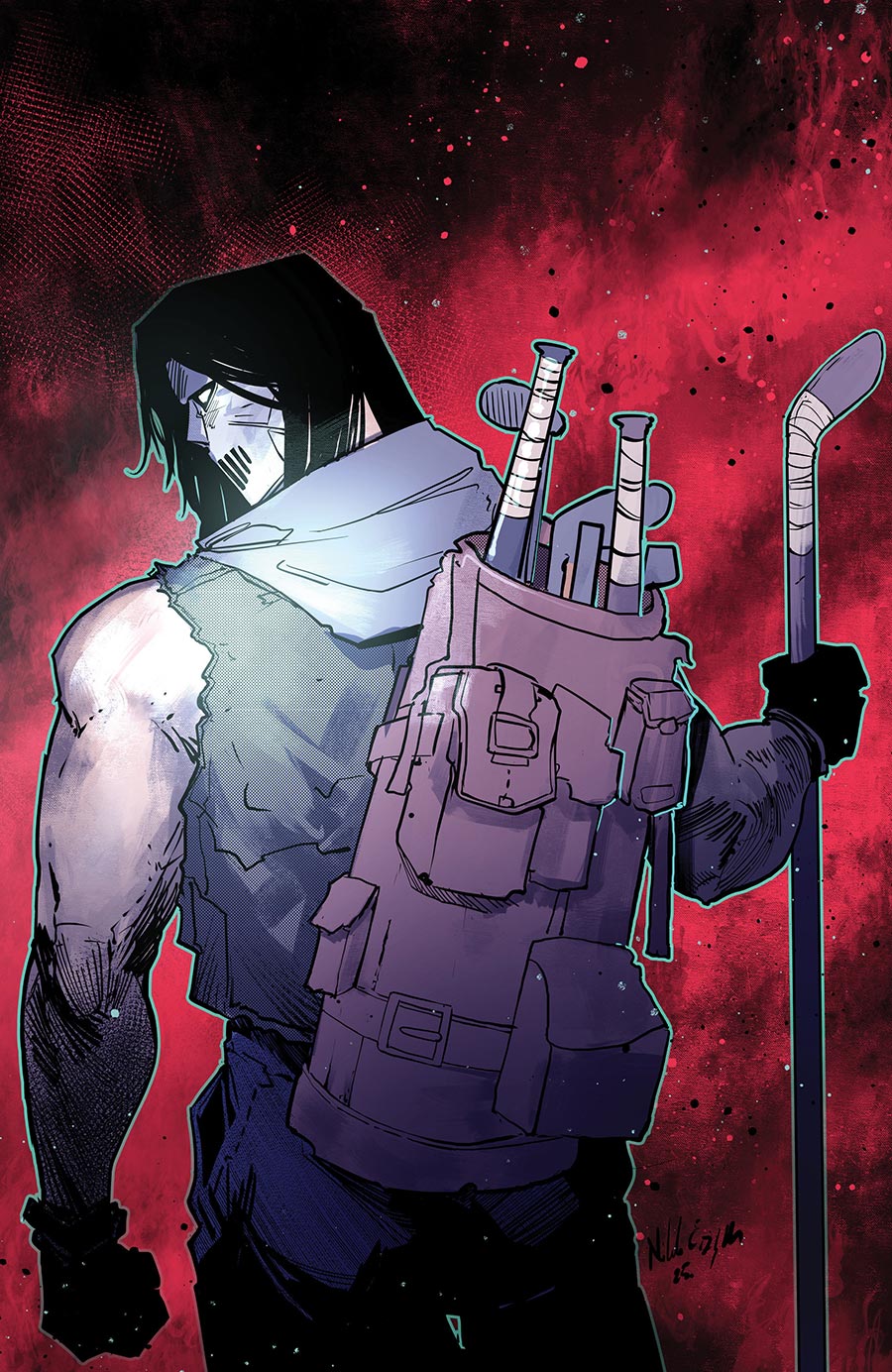 Teenage Mutant Ninja Turtles Casey Jones #2 Cover D Incentive Nikola Cizmesija Virgin Cover