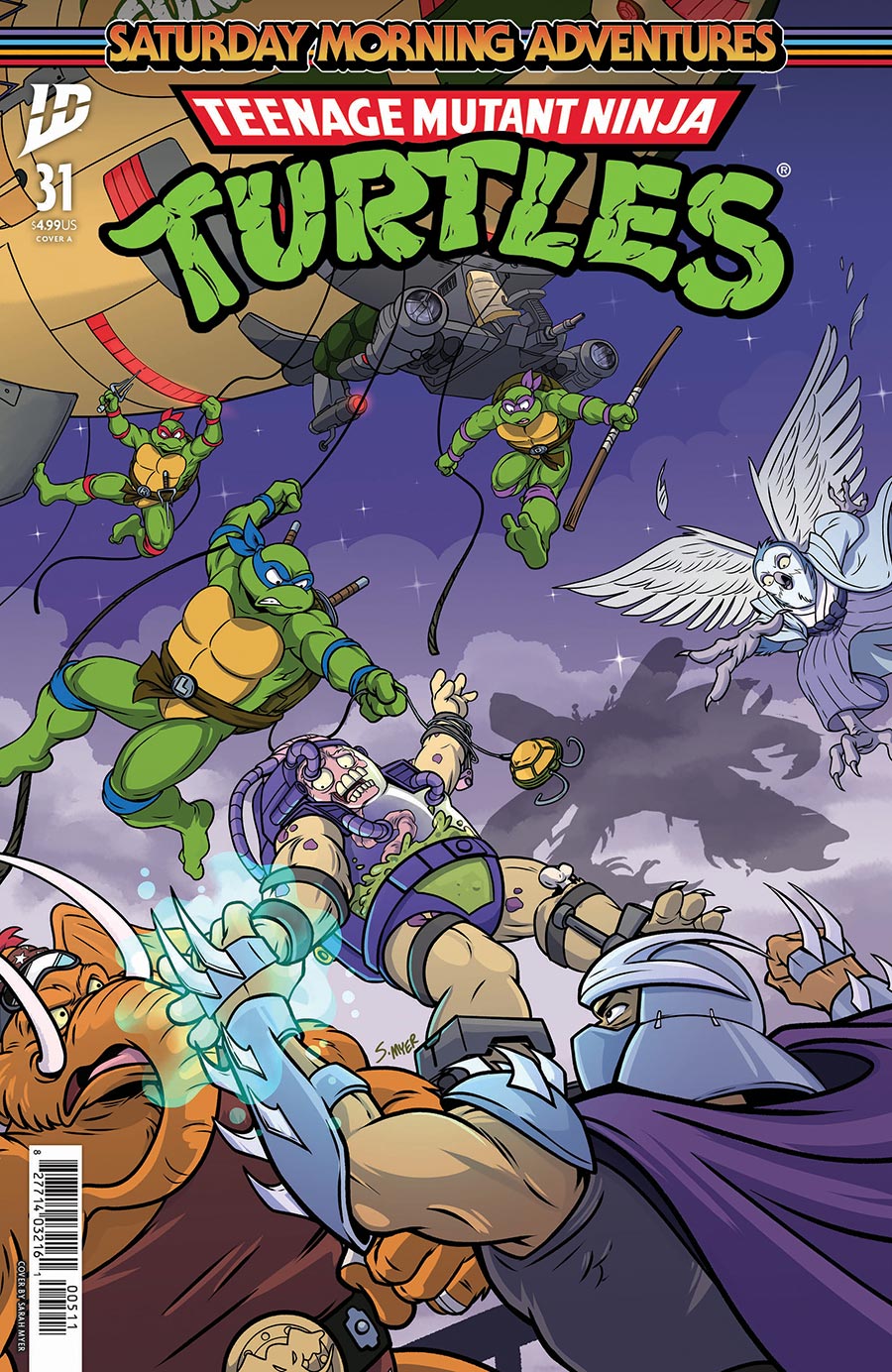 Teenage Mutant Ninja Turtles Saturday Morning Adventures Continued #31 Cover A Regular Sarah Myer Cover