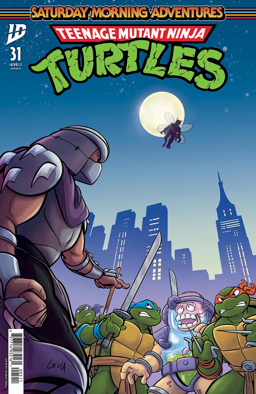 Teenage Mutant Ninja Turtles Saturday Morning Adventures Continued #31 Cover B Variant Valerio Chiola Cover