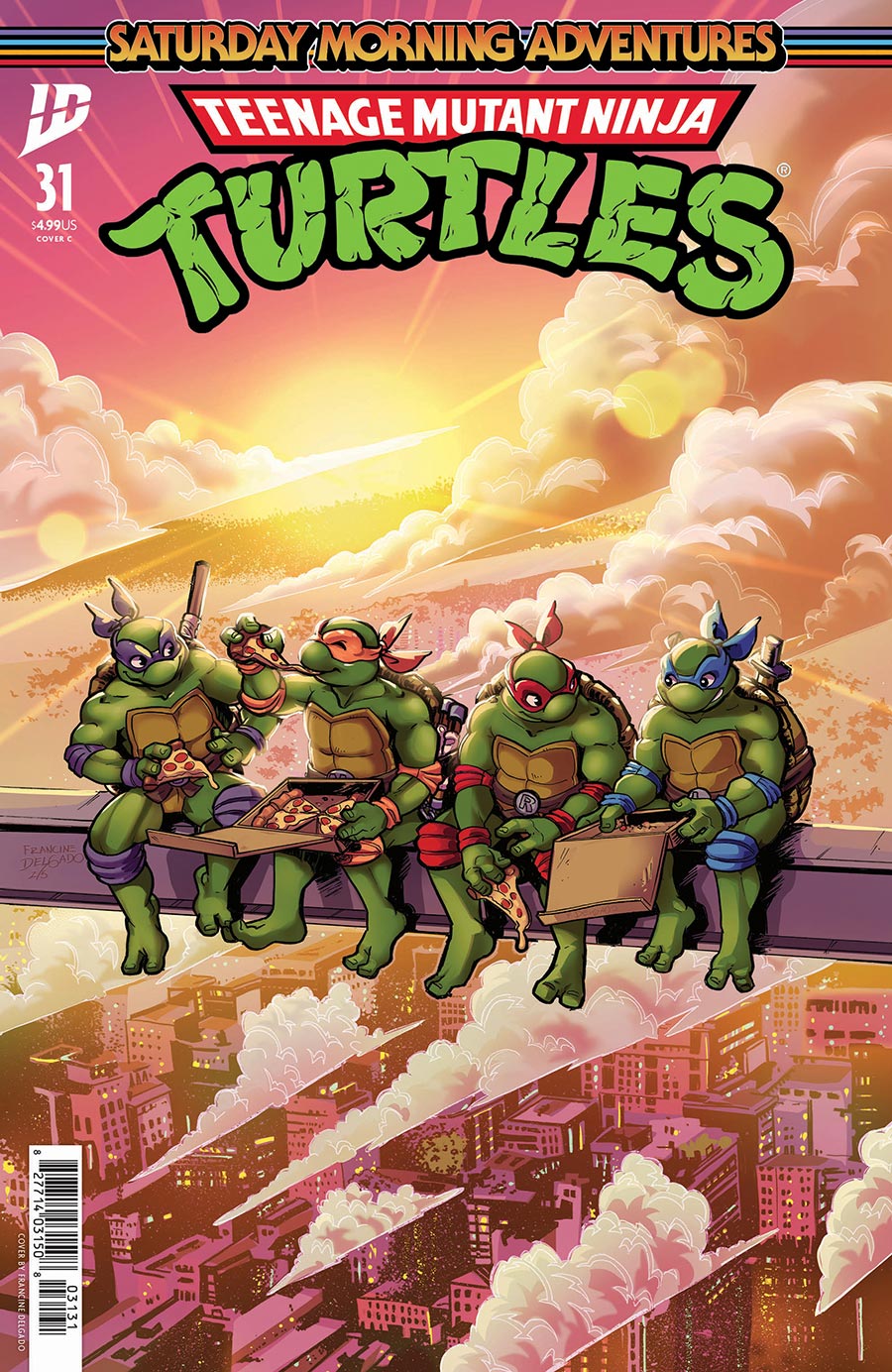 Teenage Mutant Ninja Turtles Saturday Morning Adventures Continued #31 Cover C Variant Francine Delgado Cover