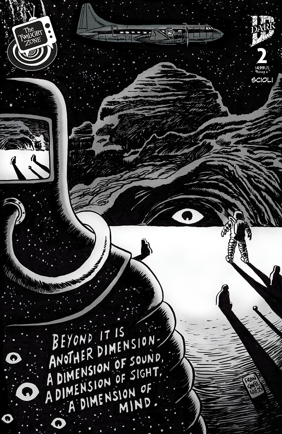 Twilight Zone Vol 6 #2 Cover B Variant Francesco Francavilla Connecting Cover