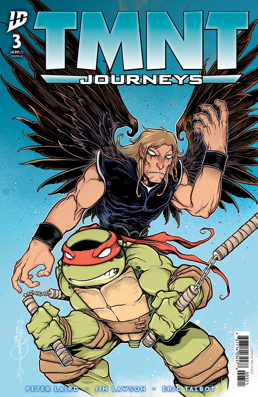 Teenage Mutant Ninja Turtles Journeys #3 Cover B Variant Eric Talbot Cover