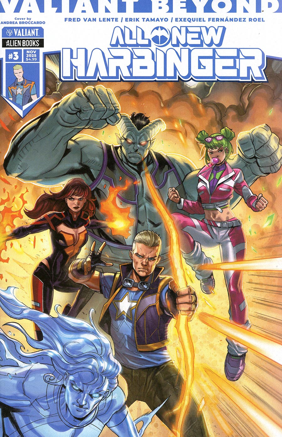 Valiant Beyond All-New Harbinger #3 Cover A Regular Andrea Broccardo Cover