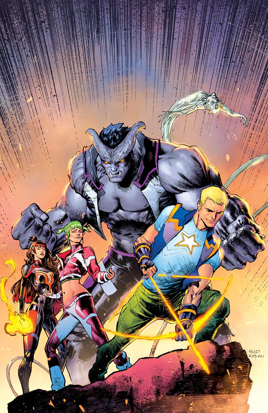 Valiant Beyond All-New Harbinger #3 Cover E Variant Sid Kotian Virgin Cover