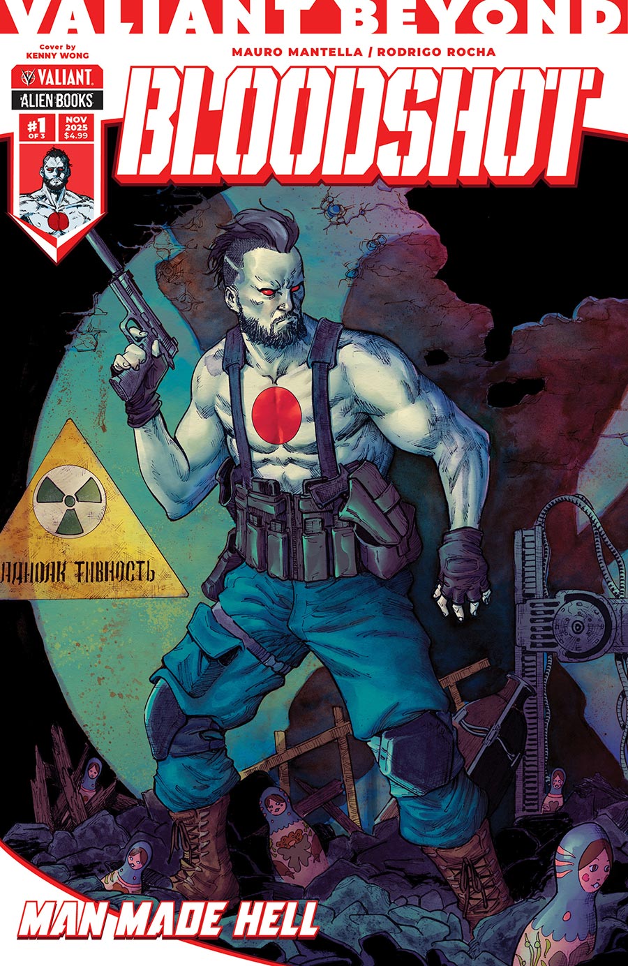 Valiant Beyond Bloodshot #4 Man Made Hell Part 1 Cover A Regular Kenny Wong Cover