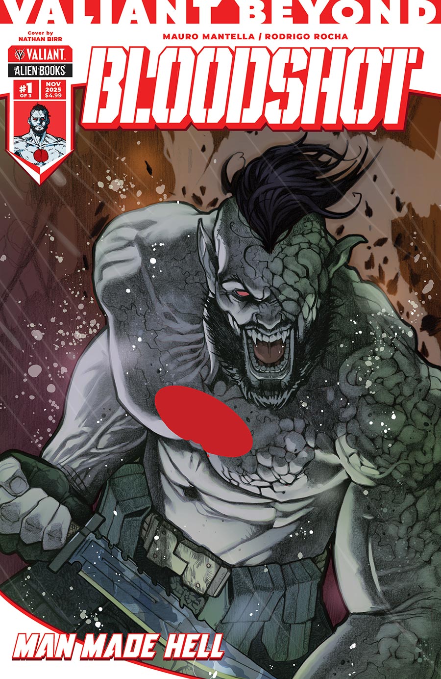 Valiant Beyond Bloodshot #4 Man Made Hell Part 1 Cover C Variant Nathan Birr Cover
