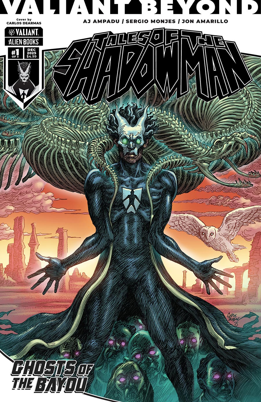 Valiant Beyond Tales Of The Shadowman #4 Ghosts Of The Bayou Part 1 Cover C Variant Carlos Dearmas Cover