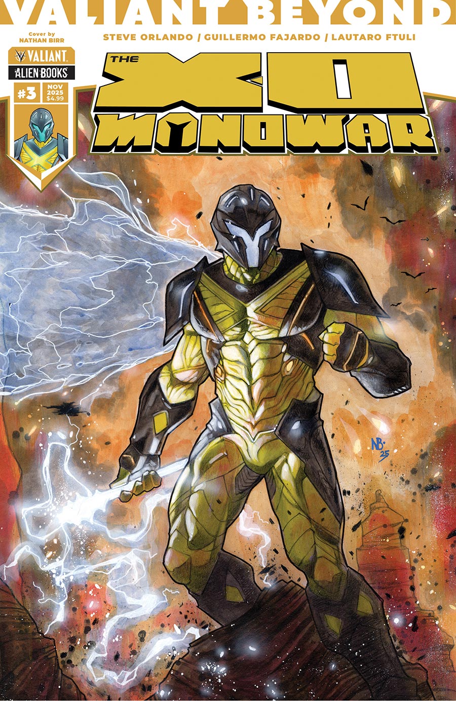 Valiant Beyond The X-O Manowar #3 Cover A Regular Nathan Birr Cover