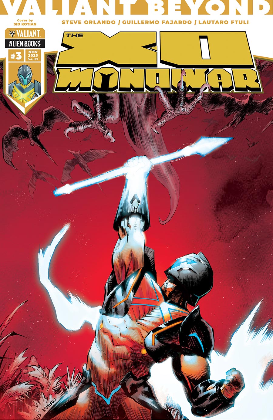 Valiant Beyond The X-O Manowar #3 Cover C Variant Sid Kotian Cover