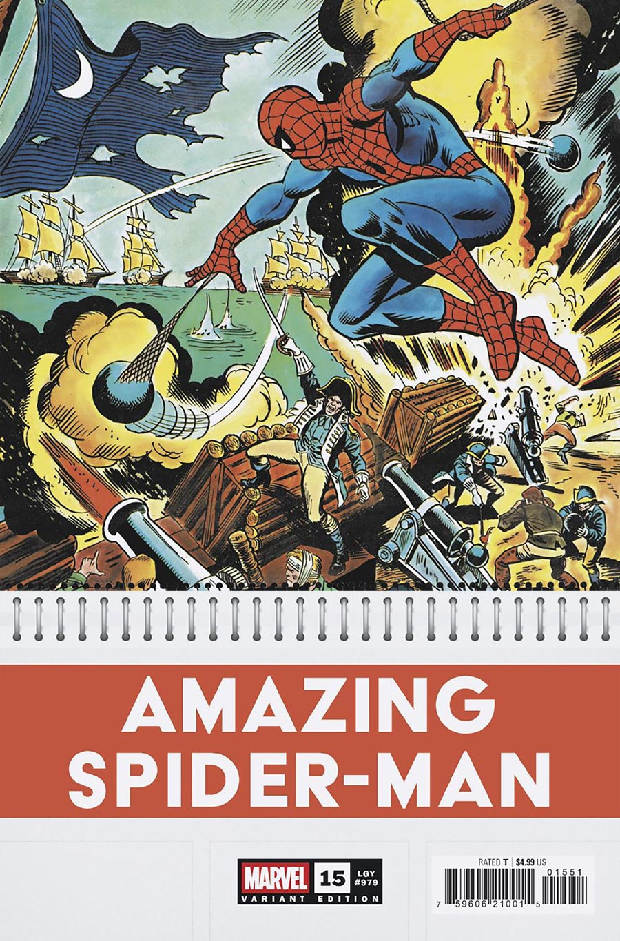 Amazing Spider-Man Vol 7 #15 Cover F Variant Ross Andru Bicentennial Calendar Hidden Gem Cover (#979)