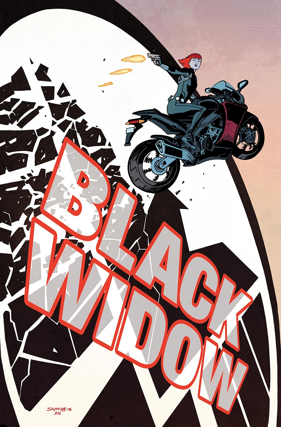 Black Widow & Captain America By Mark Waid & Chris Samnee Omnibus HC Book Market Chris Samnee Black Widow Cover