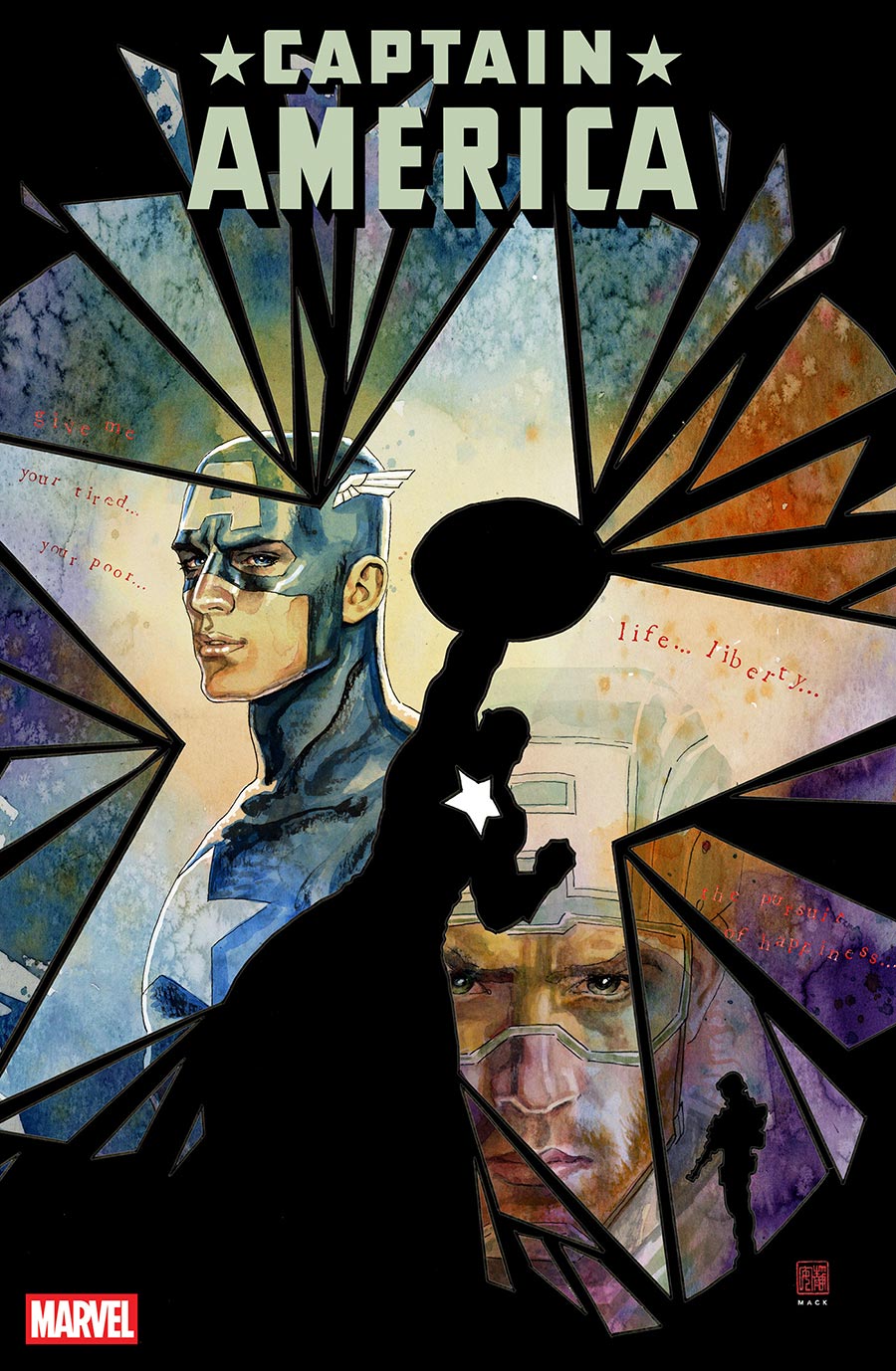 Captain America Vol 11 #5 Cover F Variant David Mack Cover