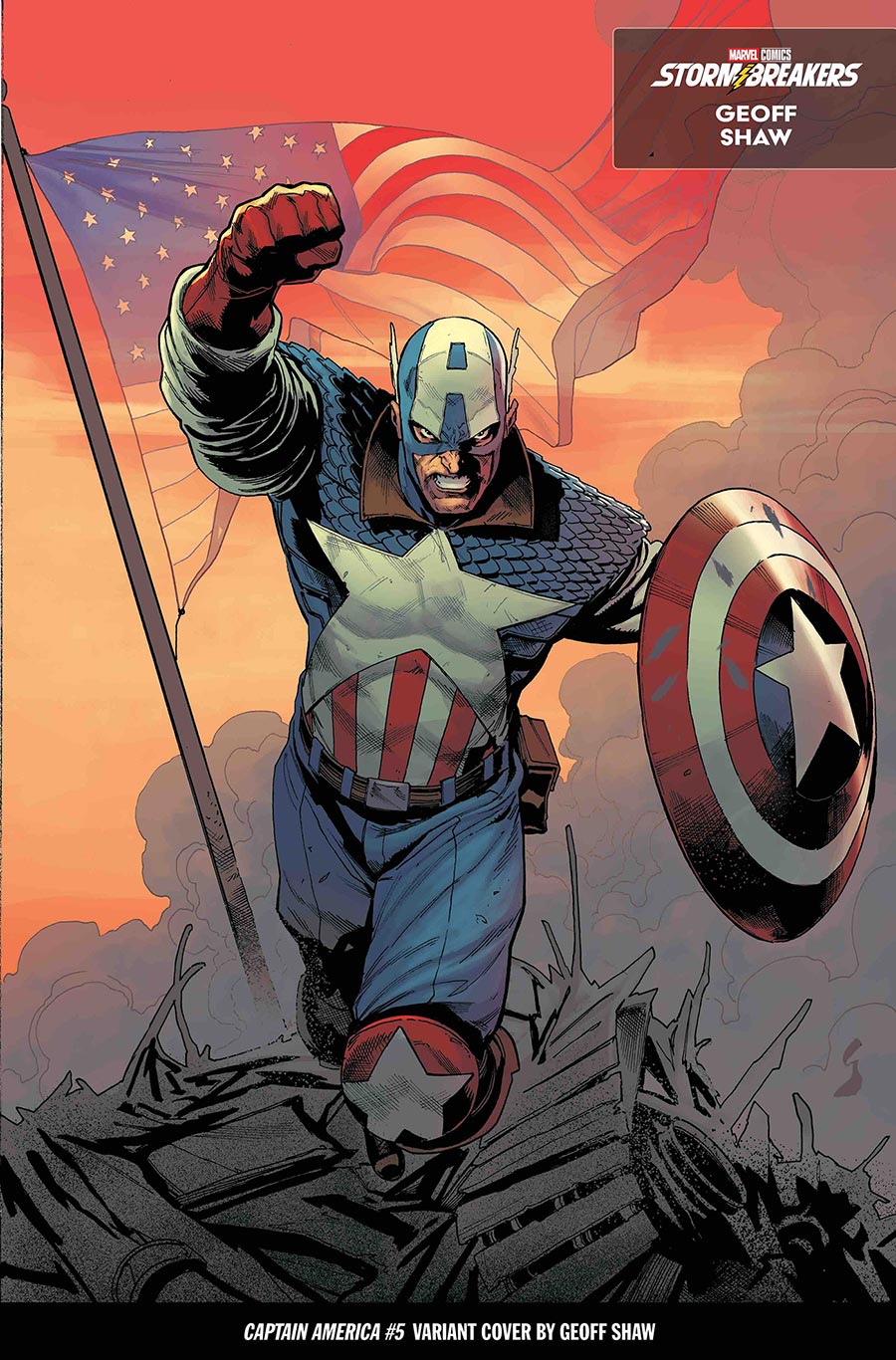 Captain America Vol 11 #5 Cover C Variant Geoff Shaw From The Chaos A Costume Cover