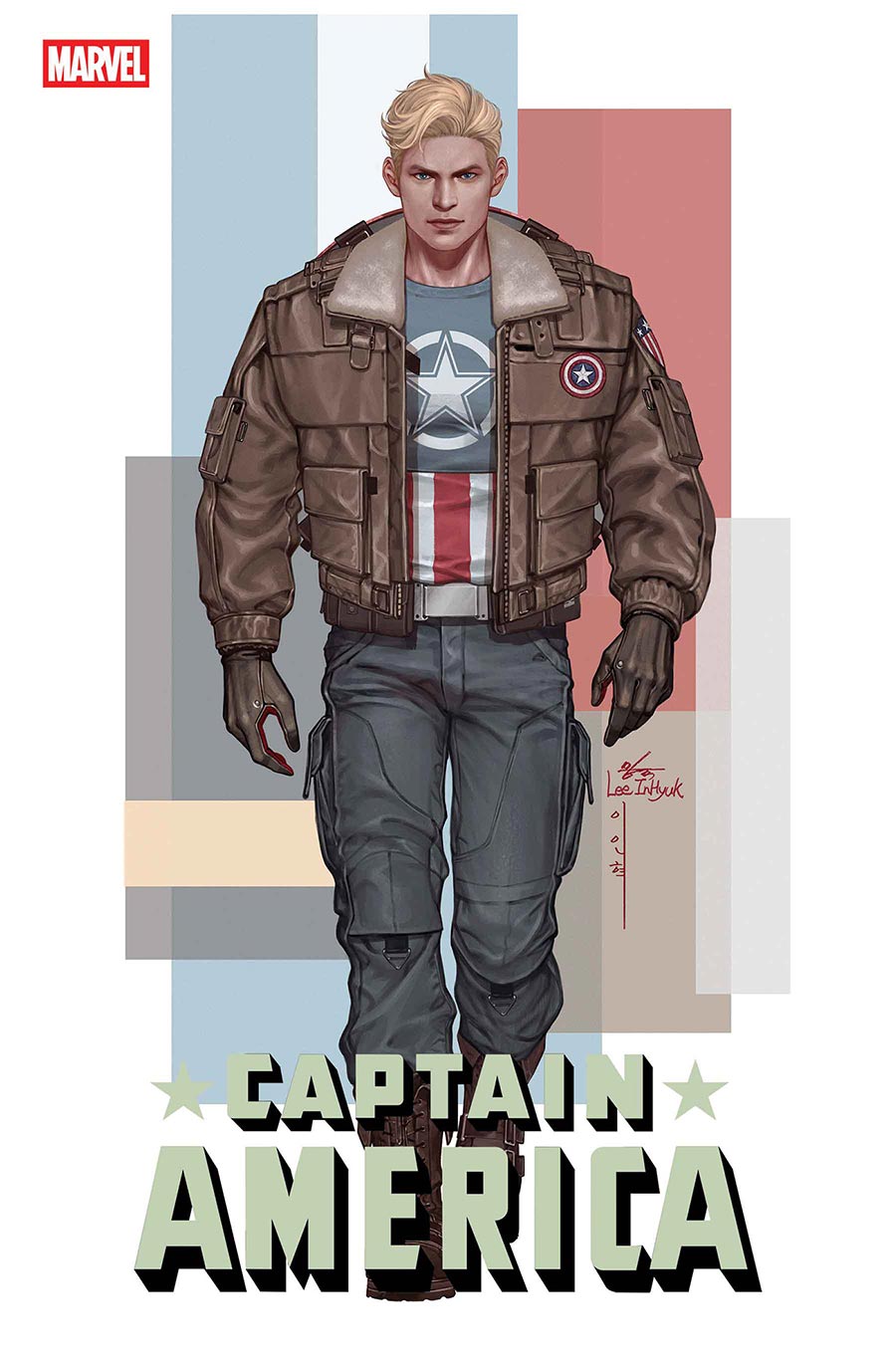 Captain America Vol 11 #5 Cover B Variant Inhyuk Lee Street-Verse Cover
