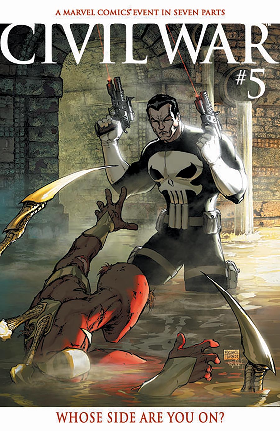 Civil War #5 Cover E Facsimile Edition Variant Michael Turner Foil Cover