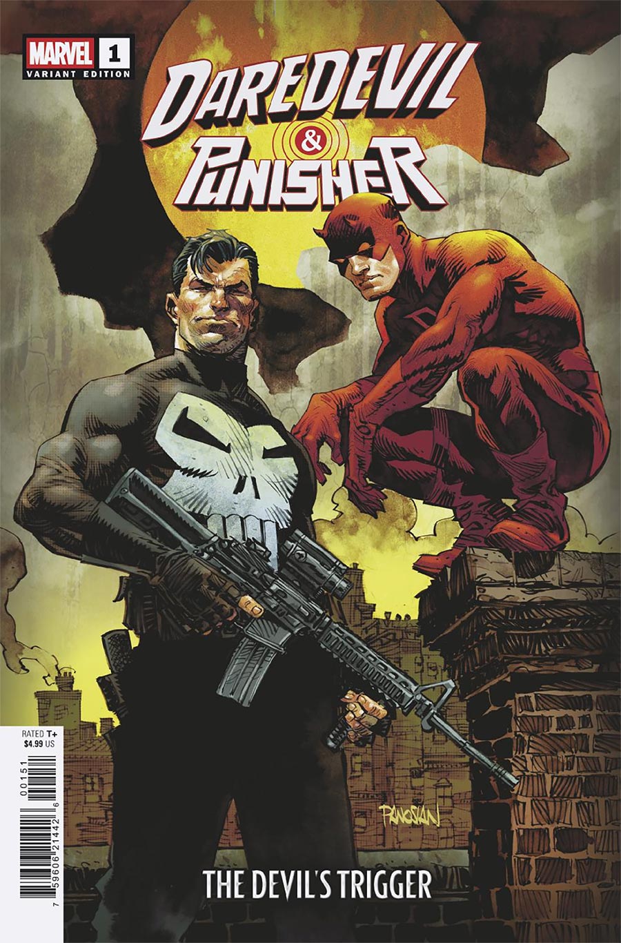 Daredevil & Punisher The Devils Trigger #1 Cover E Variant Dan Panosian Cover