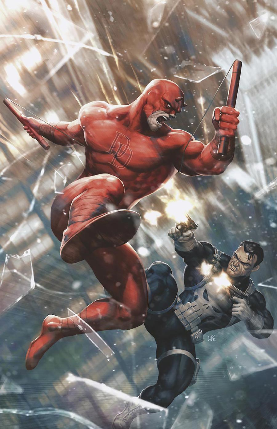 Daredevil & Punisher The Devils Trigger #1 Cover H Incentive Kendrick kunkka Lim Virgin Cover