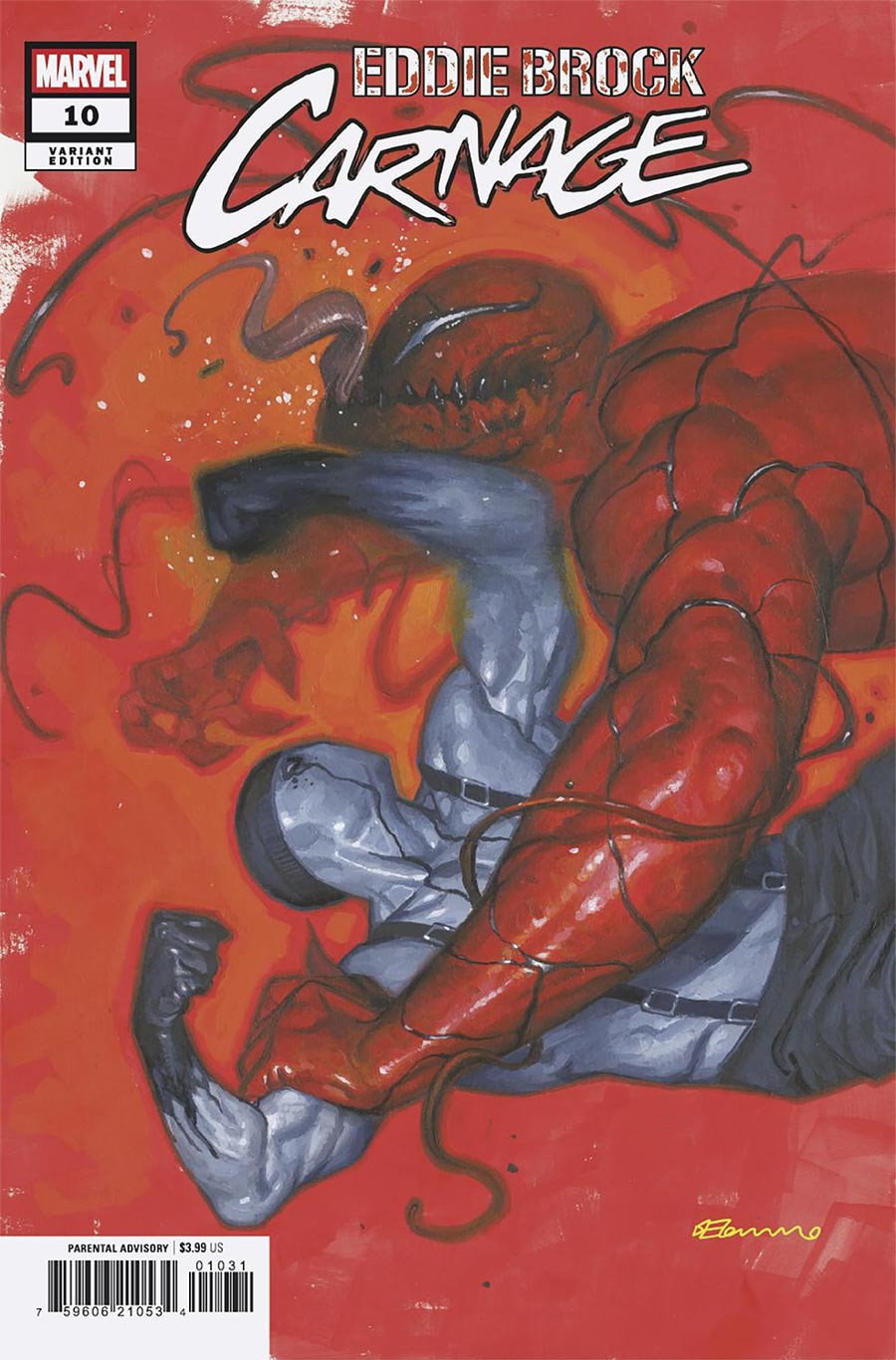 Eddie Brock Carnage #10 Cover C Variant Fabrizio De Tommaso Cover