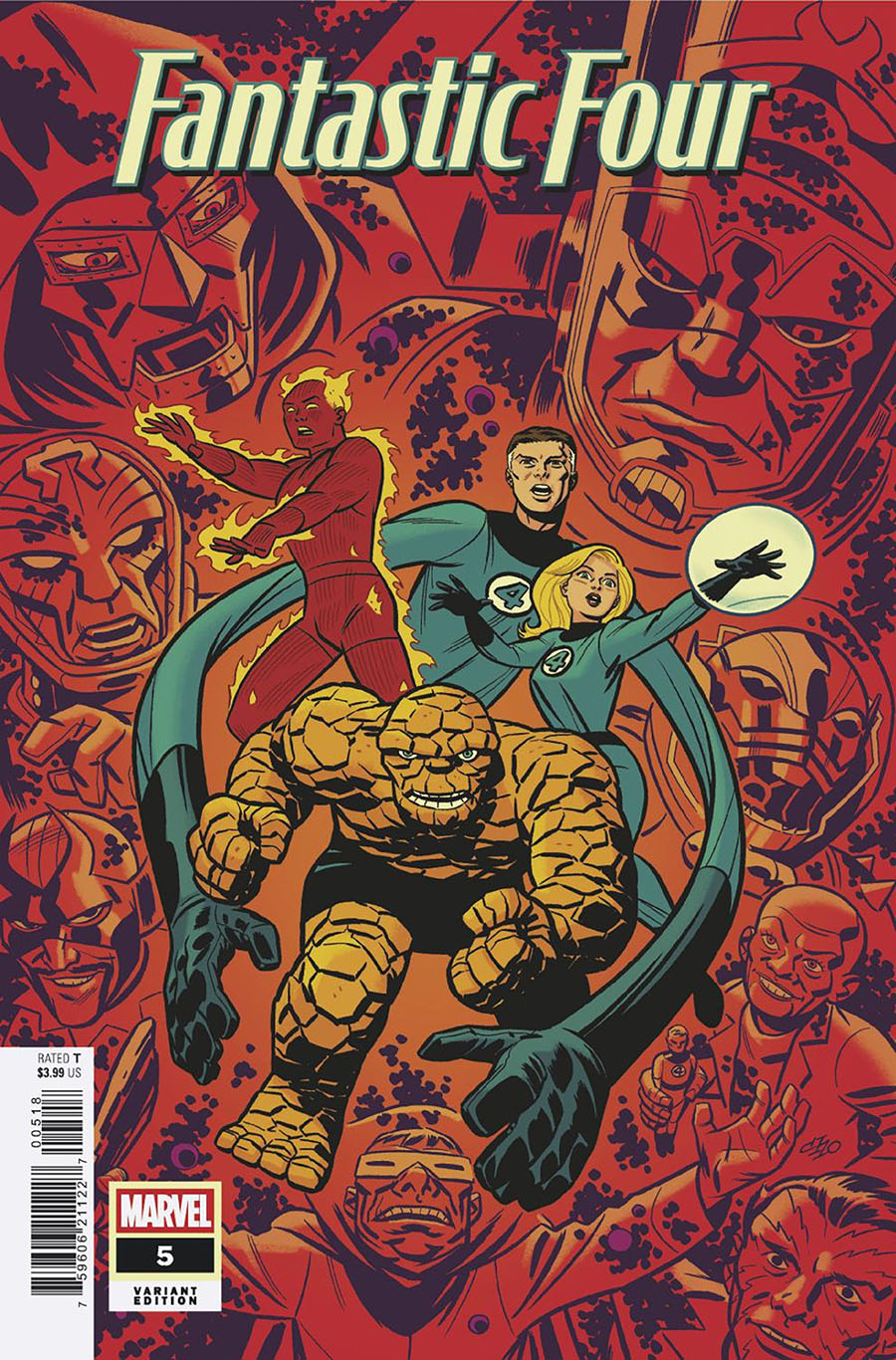 Fantastic Four Vol 8 #5 Cover F Incentive Michael Cho Variant Cover
