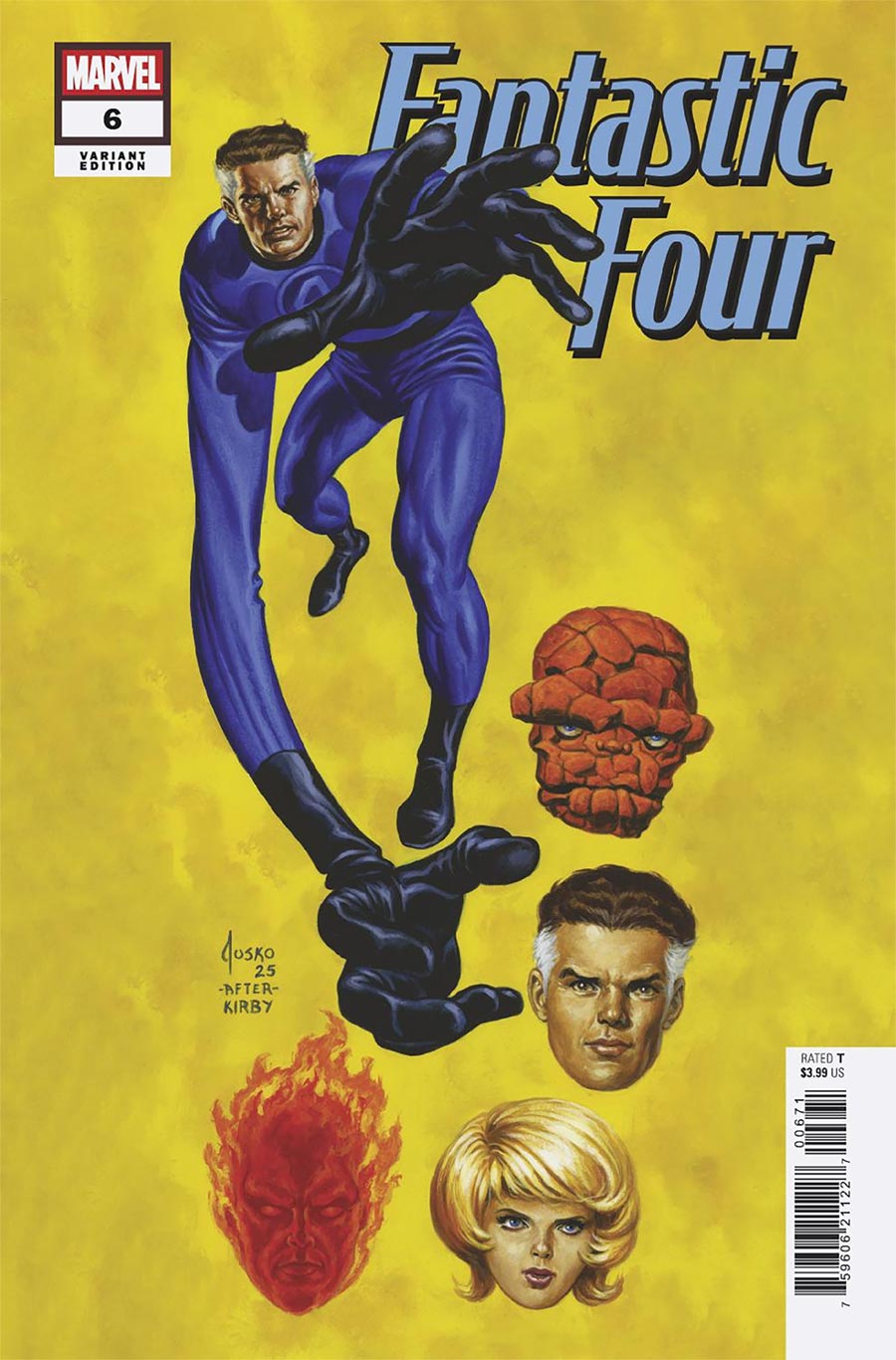 Fantastic Four Vol 8 #6 Cover F Variant Joe Jusko Cover