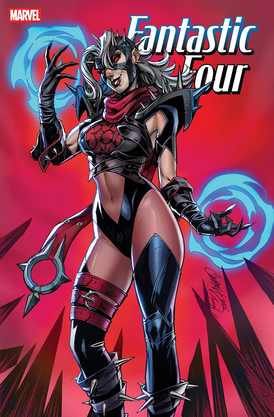 Fantastic Four Vol 8 #6 Cover E Variant J Scott Campbell Invincible Woman Cover