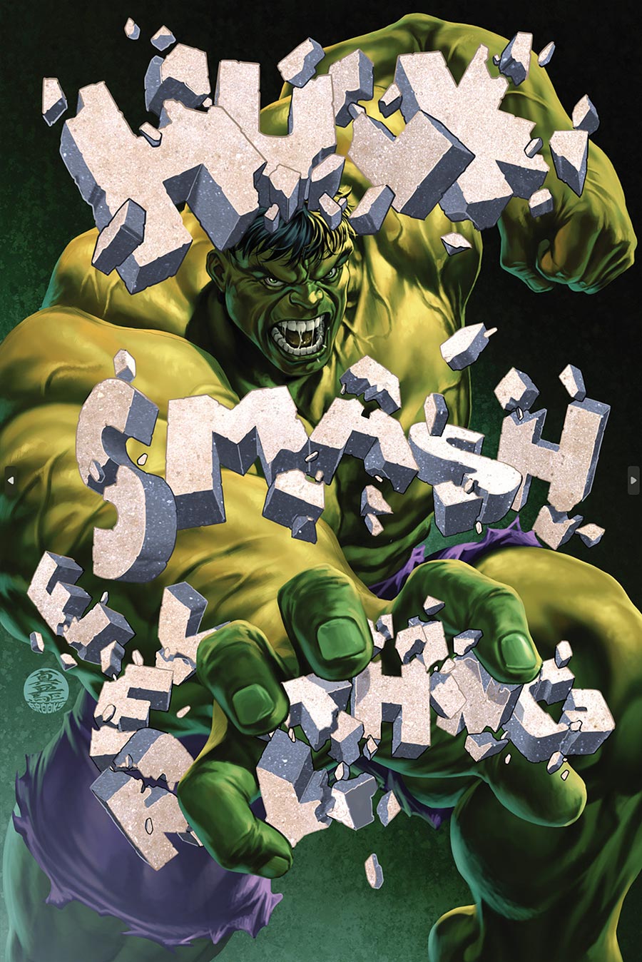 Hulk Smash Everything #1 Cover F Incentive Mark Brooks Virgin Cover