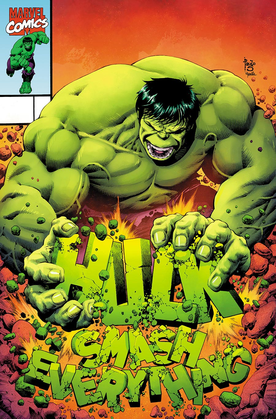 Hulk Smash Everything #1 Cover E Incentive Paulo Siqueira Variant Cover