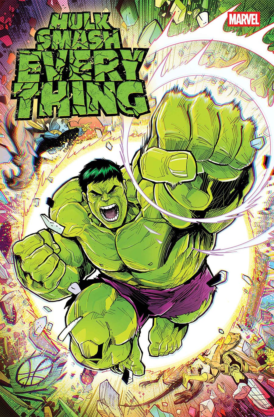 Hulk Smash Everything #1 Cover C Variant Luciano Vecchio Cover