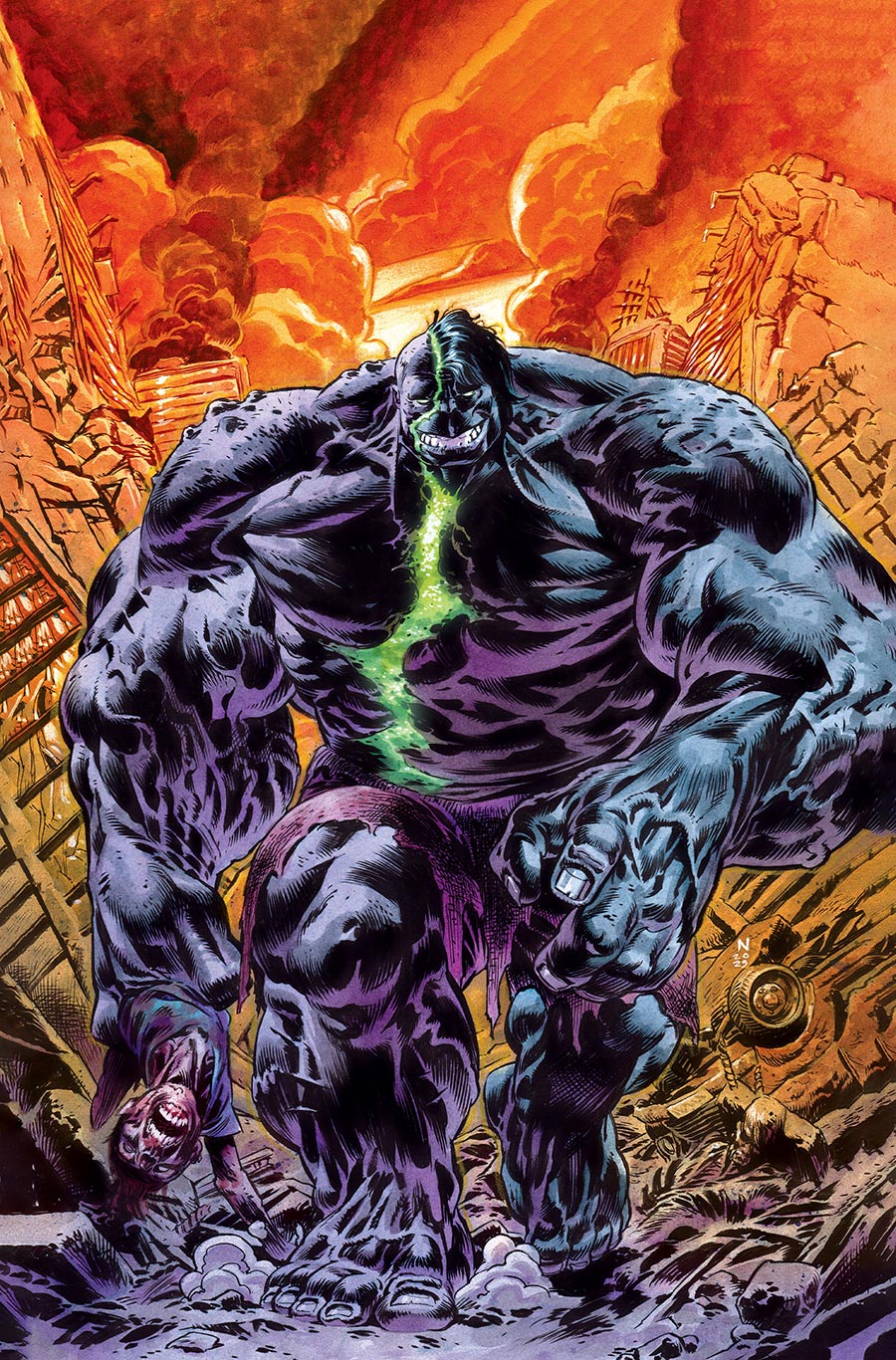 Infernal Hulk #1 Cover H Incentive Nic Klein Virgin Cover