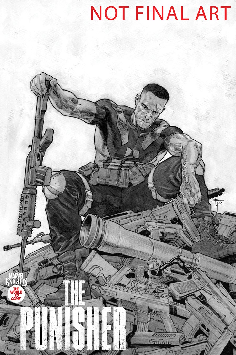 Marvel Knights Punisher #2 Cover B Variant Francesco Mobili Cover