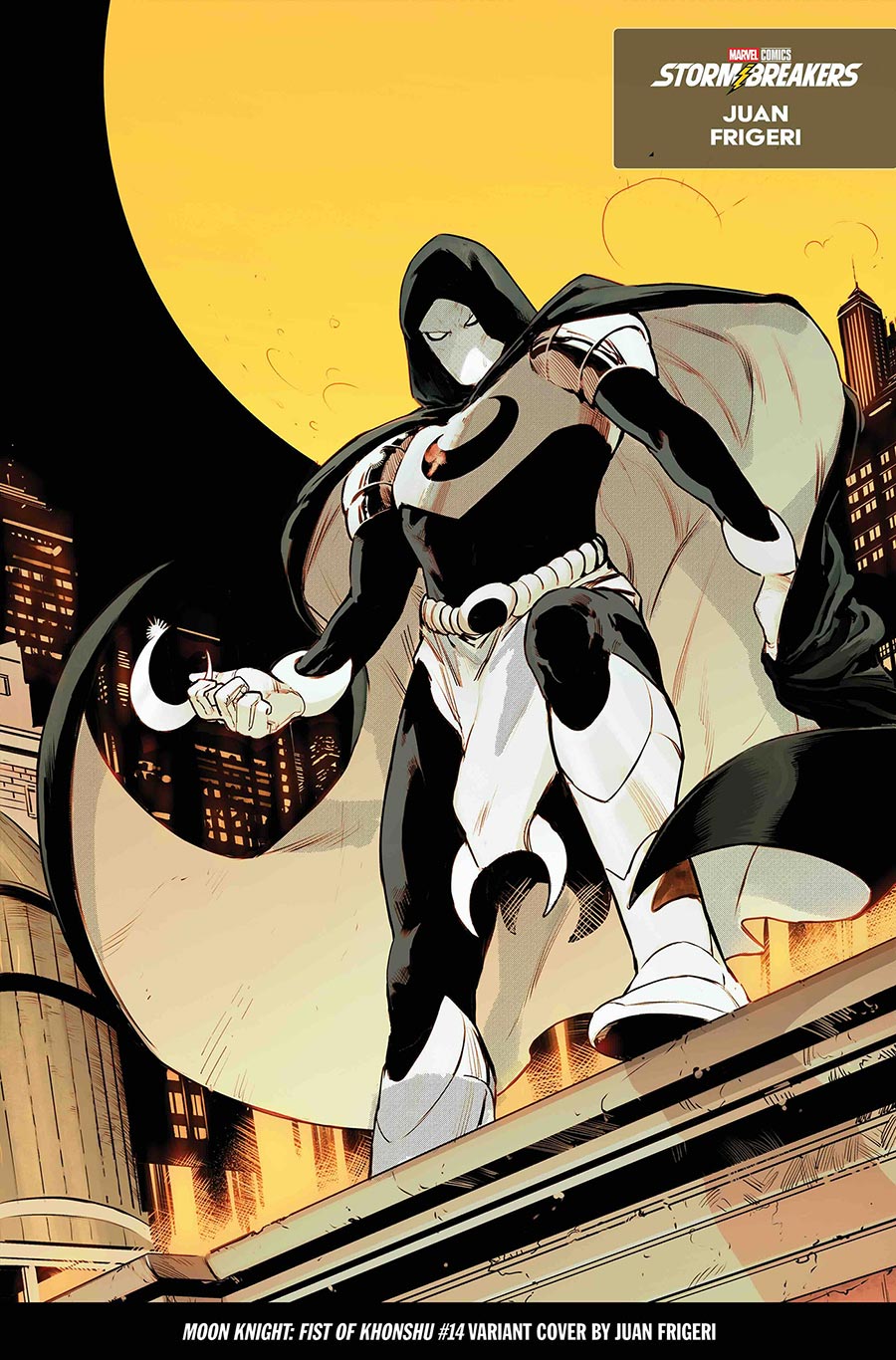 Moon Knight Fist Of Khonshu #14 Cover B Variant Juan Frigeri From The Chaos A Costume Cover