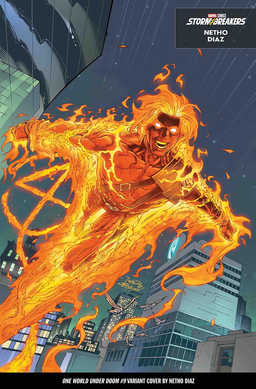 One World Under Doom #9 Cover D Variant Netho Diaz From The Chaos A Costume Cover