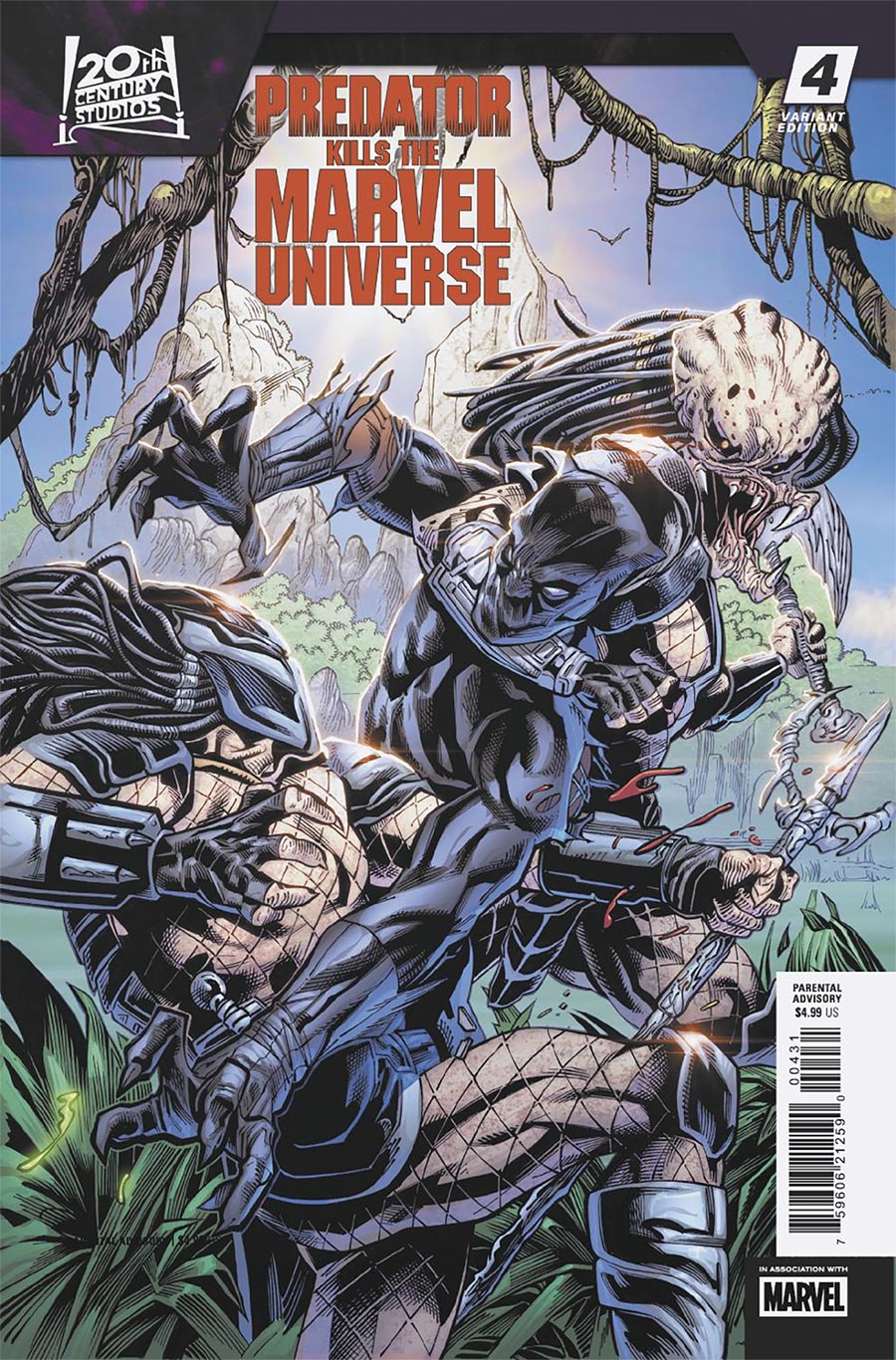 Predator Kills The Marvel Universe #4 Cover C Variant Chris Campana Cover