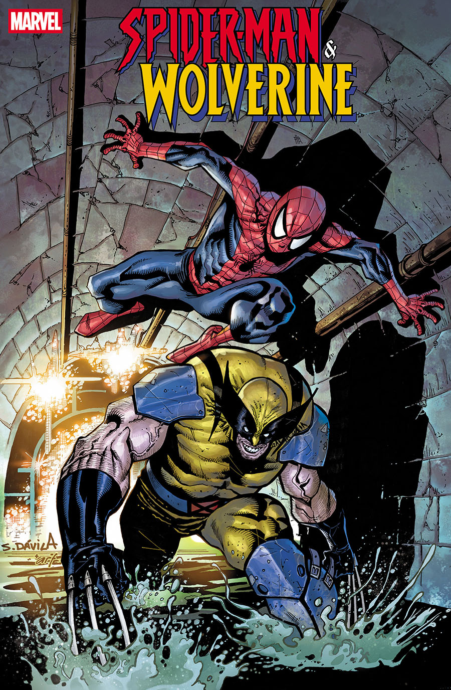 Spider-Man & Wolverine #7 Cover C Incentive Sergio Davila Variant Cover