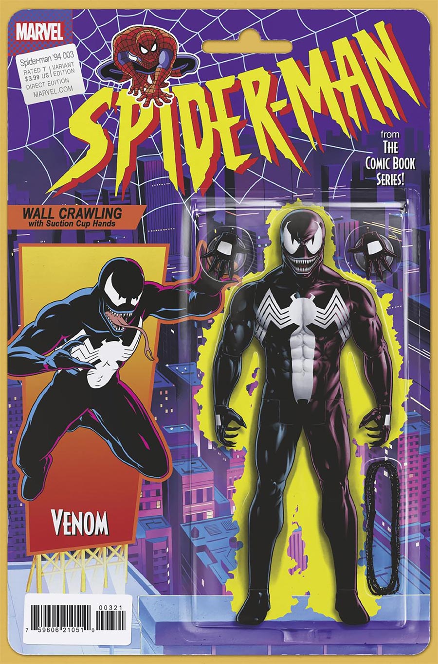 Spider-Man 94 #3 Cover B Variant John Tyler Christopher Action Figure Cover