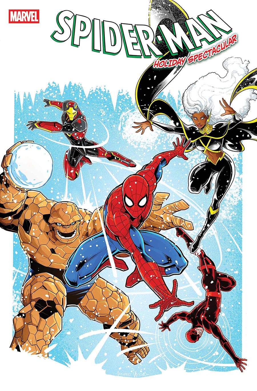 Spider-Man Holiday Spectacular (2025) #1 (One Shot) Cover A Regular Luciano Vecchio Cover