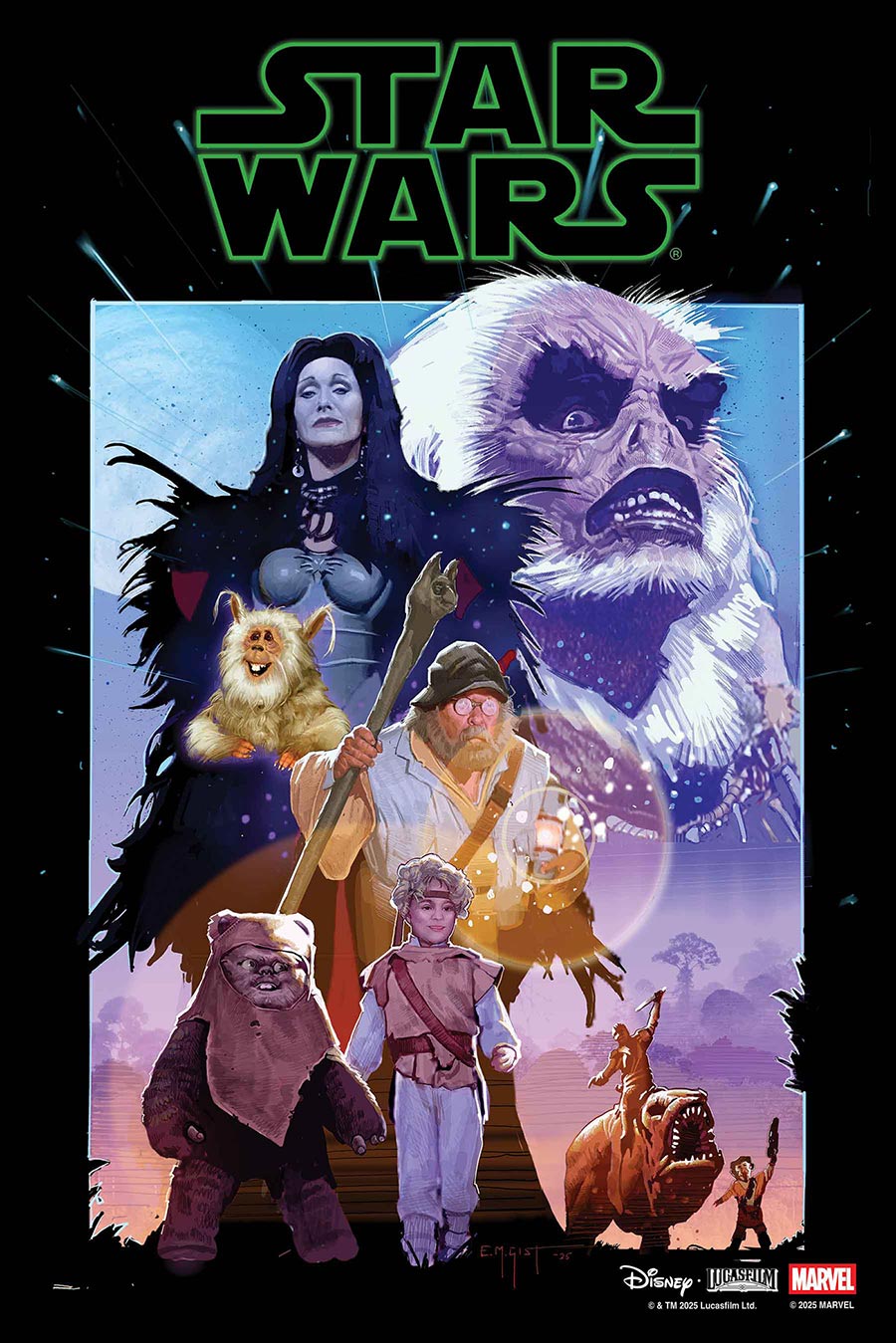 Star Wars Vol 6 #7 Cover C Variant EM Gist Battle For Endor 40th Anniversary Cover