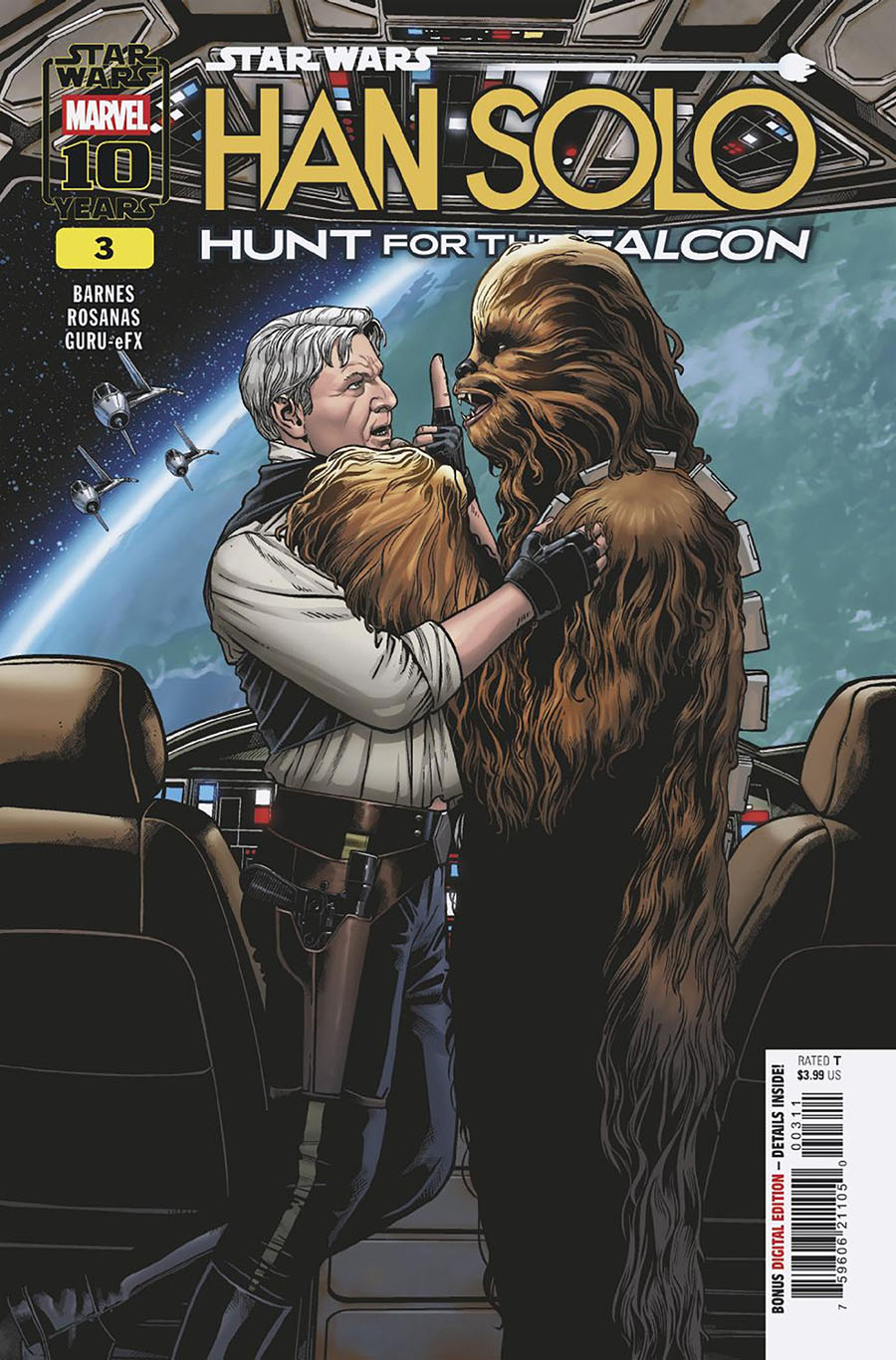 Star Wars Han Solo Hunt For The Falcon #3 Cover A Regular Ramon Rosanas Cover