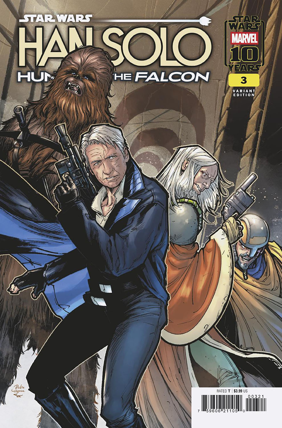 Star Wars Han Solo Hunt For The Falcon #3 Cover B Variant Rickie Yagawa Cover