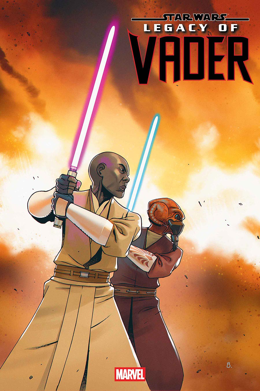 Star Wars Legacy Of Vader #11 Cover B Variant Bengal Plo Koon & Mace Windu Jedi Knights Cover
