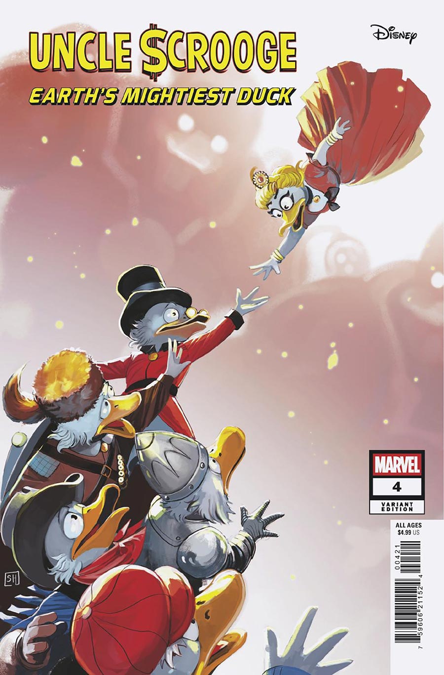 Uncle Scrooge Earths Mightiest Duck #4 Cover B Variant Stephanie Hans Cover