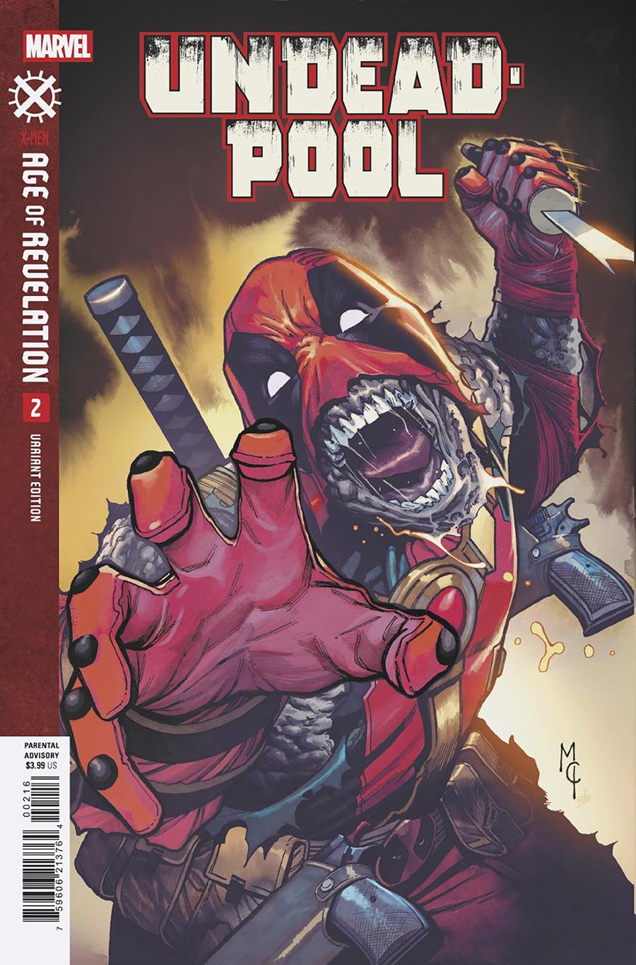Undeadpool #2 Cover D Incentive Martin Coccolo Variant Cover (Age Of Revelation Tie-In)