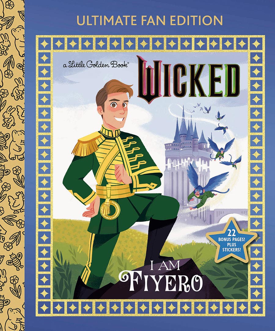 Wicked I Am Fiyero Little Golden Book Ultimate Fan Edition HC