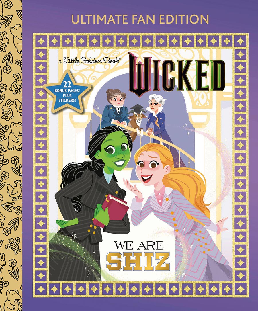 Wicked We Are Shiz Little Golden Book Ultimate Fan Edition HC