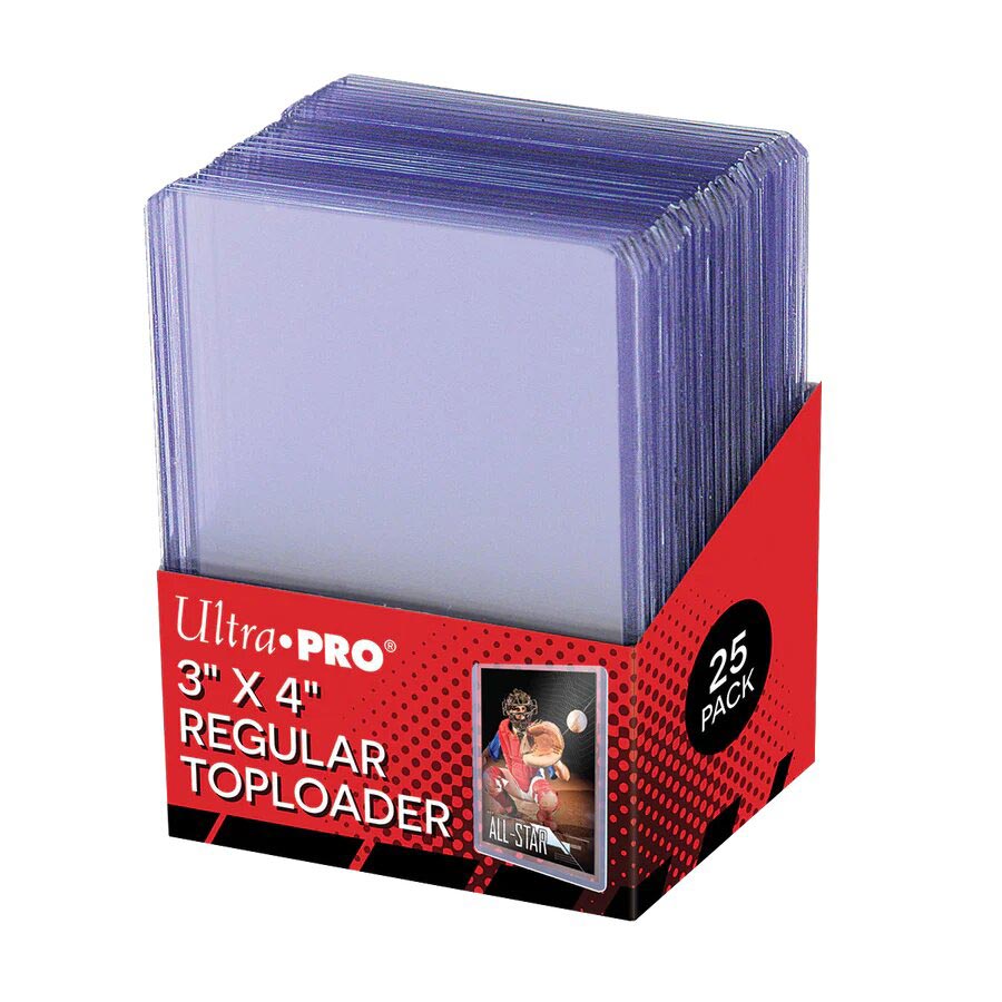 Ultra Pro 3 x 4 Clear Regular Top Loader 25-Count