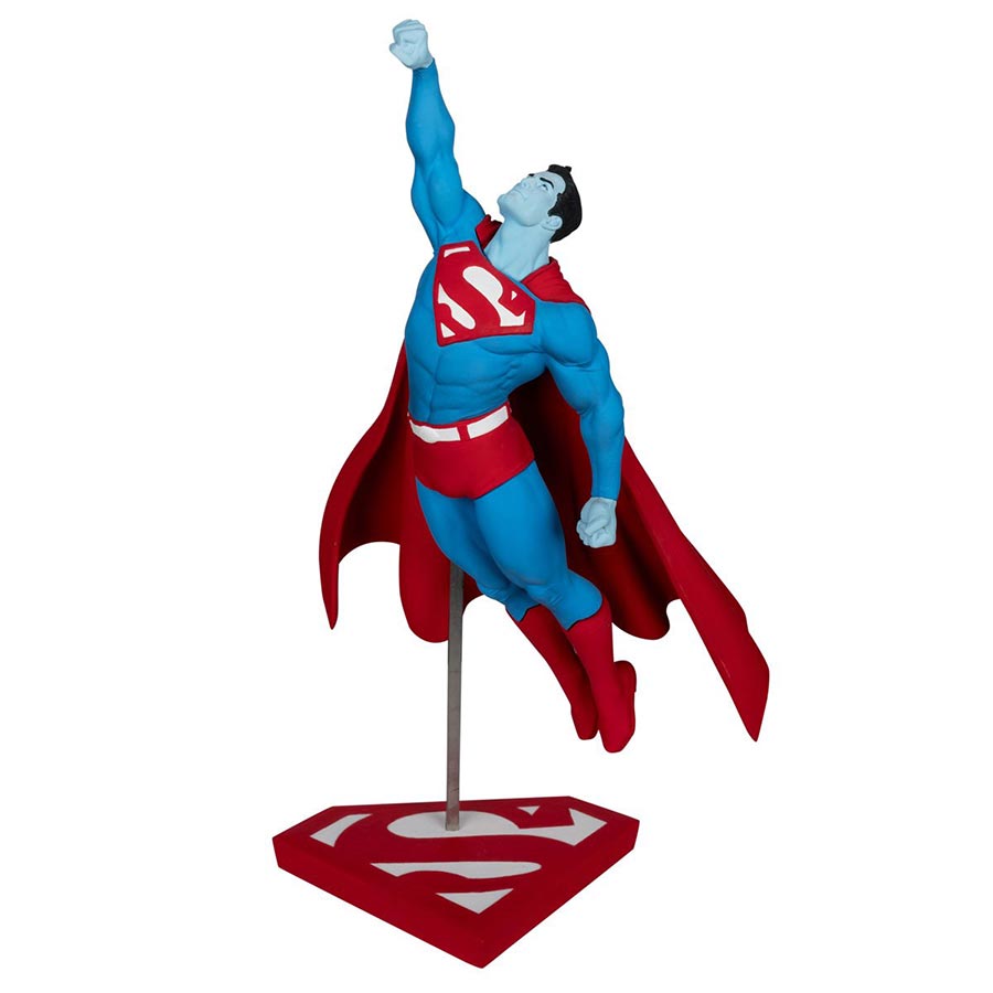 DC Direct Superman By Gary Frank Superman Red And Blue 1/10 Scale Resin Statue