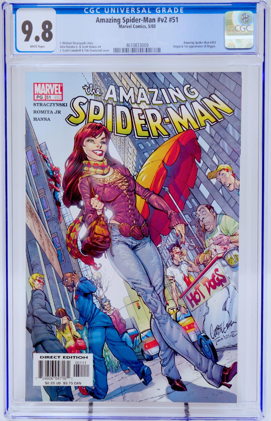 Amazing Spider-Man Vol 2 #51 Cover B CGC 9.8
