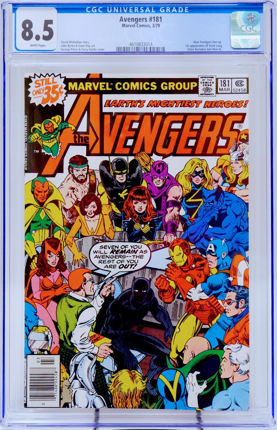 Avengers #181 Cover C CGC 8.5