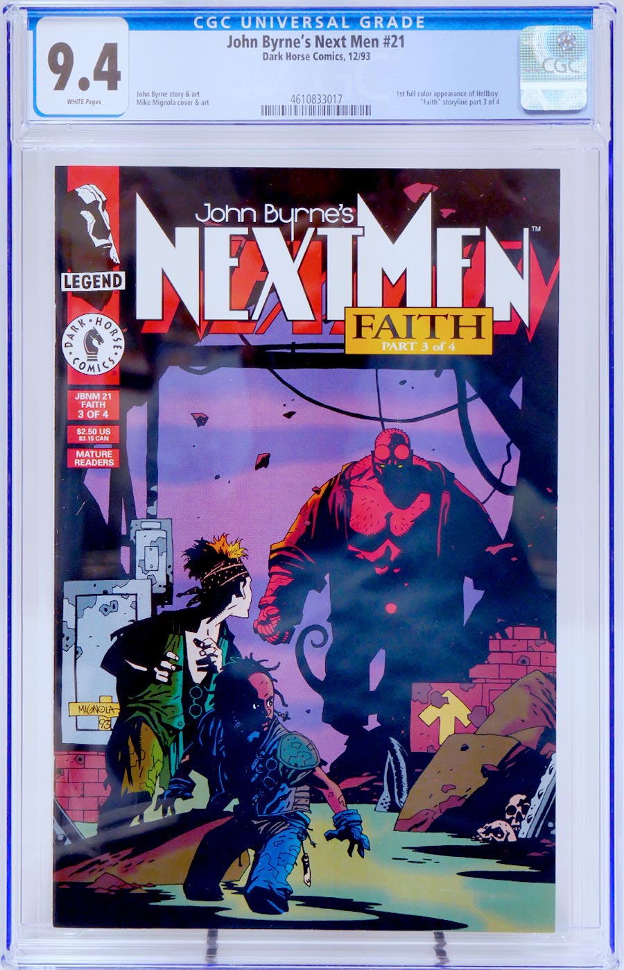 John Byrnes Next Men #21 Cover B CGC 9.4