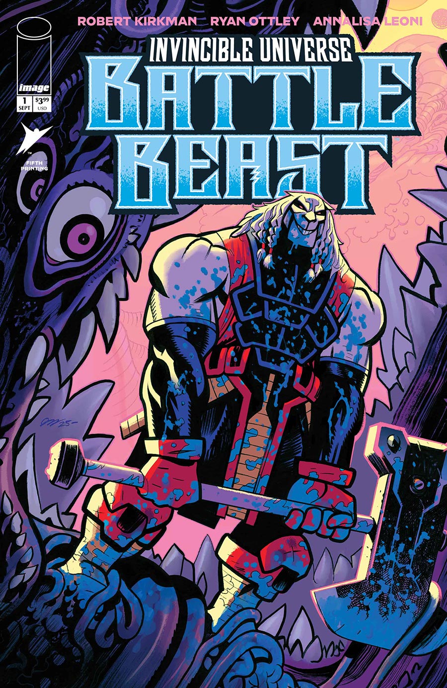 Invincible Universe Battle Beast #1 Cover Q 5th Ptg